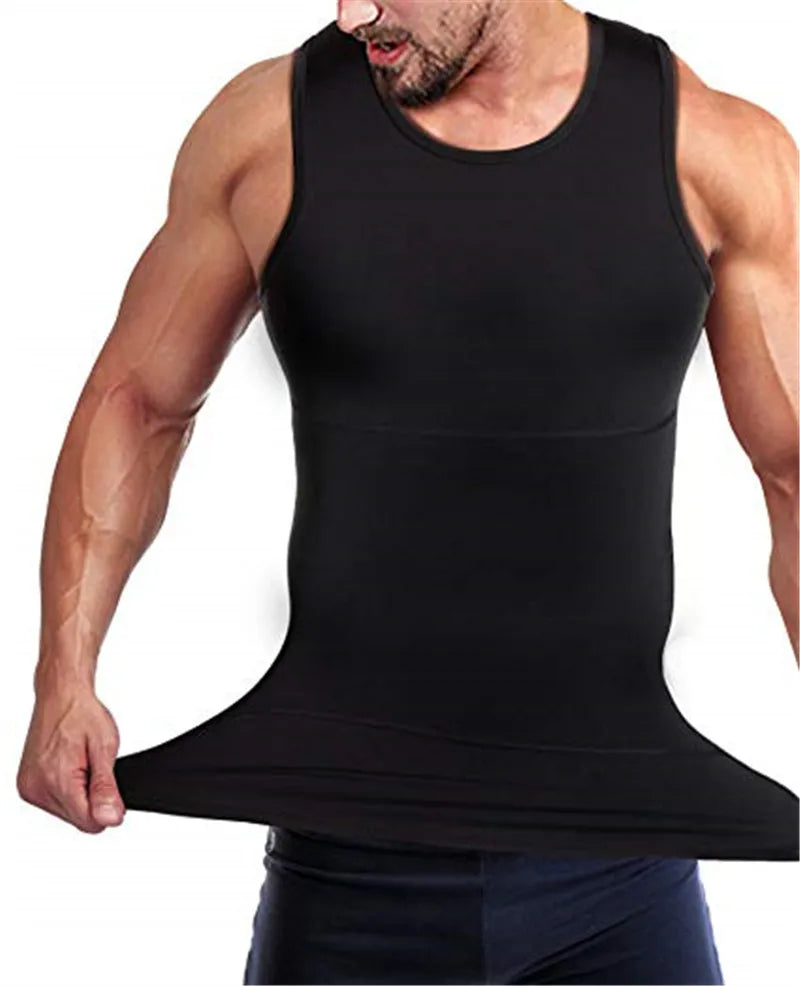 YBFDO  Men's Slimming Shaper Posture Vest Male Belly Abdomen For Corrector Compression Body Building Fat Burn Chest Tummy Corset