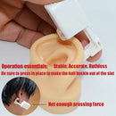 1PC Sterilized Disposable Safety Ear Piercing Device+Sterile Bezel Crystal Stud No Sharp Body Piercing Jewelry Suitable Baby