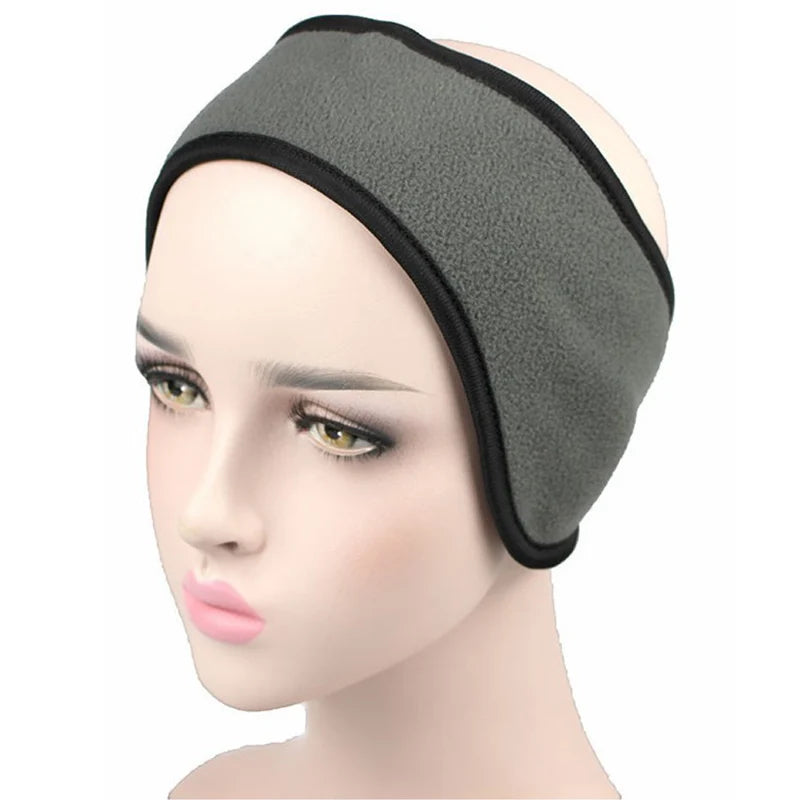 Winter Warm Earmuffs Unisex Ear Cover Adjustable Head Band Fleece Thicked Ear Protector Winter Earmuffs