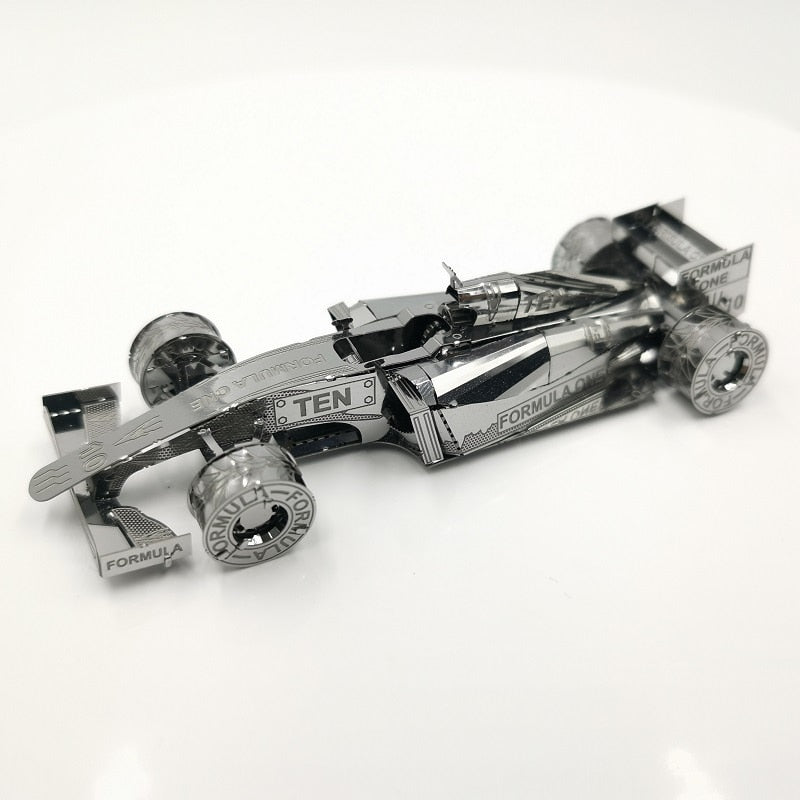 MMZ MODEL NANYUAN 3D Metal model kit F1 Racing vehicle Assembly Model DIY 3D Laser Cut Model puzzle toys for children adult gift