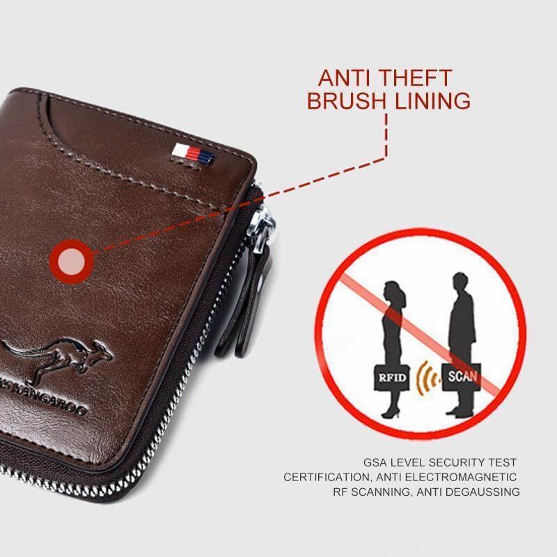 RFID Blocking Wallet Credit Card Holder Safety Wallet Purse Portable PU Leather Bank Cardholder Case For Men Women Dropshipping