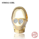 Dog Animal Footprint Beads 925 Sterling Silver Loyal Partners French Bulldog Doggy Charm Fit Bracelet for Women Diy Fine Jewelry