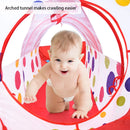 IMBABY Spielzeugzelt Indoor-Bällebad 3-in-1 Kinderzelt Faltbarer Krabbeltunnel Outdoor-Campingzelt Kinderzimmer-Haus