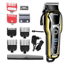 Kemei Haarschneidemaschine Elektrischer Haartrimmer Professioneller Herrenhaarschneider Schnurloser Barttrimmer LED-Anzeige Kabelloser Haarschneider
