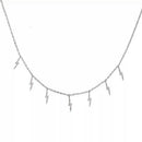 ANDYWEN 925 Sterling Silver Gold Lighting Zircon Charm Choker Women Luxury Chain Necklace 2020 Fine Jewelry Rock Punk Party Jewe