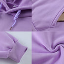 Plus Velvet Sweatshirts Women White Women&