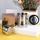 Arrtx Portable Stainless Steel Paint Brush Washer Cleaner Leak-Proof Premium Brush Washing Tool with Filter Screen