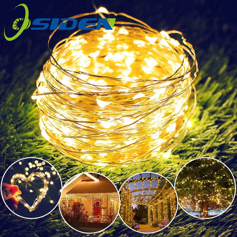 Christmas LED String light 2M 5M 10M 3AA Battery Operated Garland Outdoor Indoor Home Christmas Decoration fairy Light Led Strip