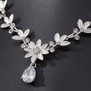 Luxus Kristall Perlen Blatt Brautschmuck Sets Strass Krone Tiaras Halskette Ohrringe Set für Braut Afrikanische Perlen Schmuck Sets