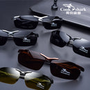 Cookshark 2020 new sunglasses men polarized sunglasses driving hipster glasses