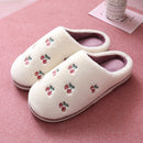 Fashion Fruit Indoor Slippers Women Warm Plush Home Slipper Anti-slip Soft Lovers Winter Shoes Banana Cherry Ladies Slides SH450