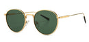 Kachawoo men's round sunglasses retro metal gold black brown classic sun glasses fashion woman accessories gifts drop ship