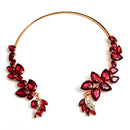 Neu eingetroffen: Hochwertige Strass-Choker-Halsketten, modische, farbenfrohe Kristall-Halsketten, Schmuck-Accessoires für Damen