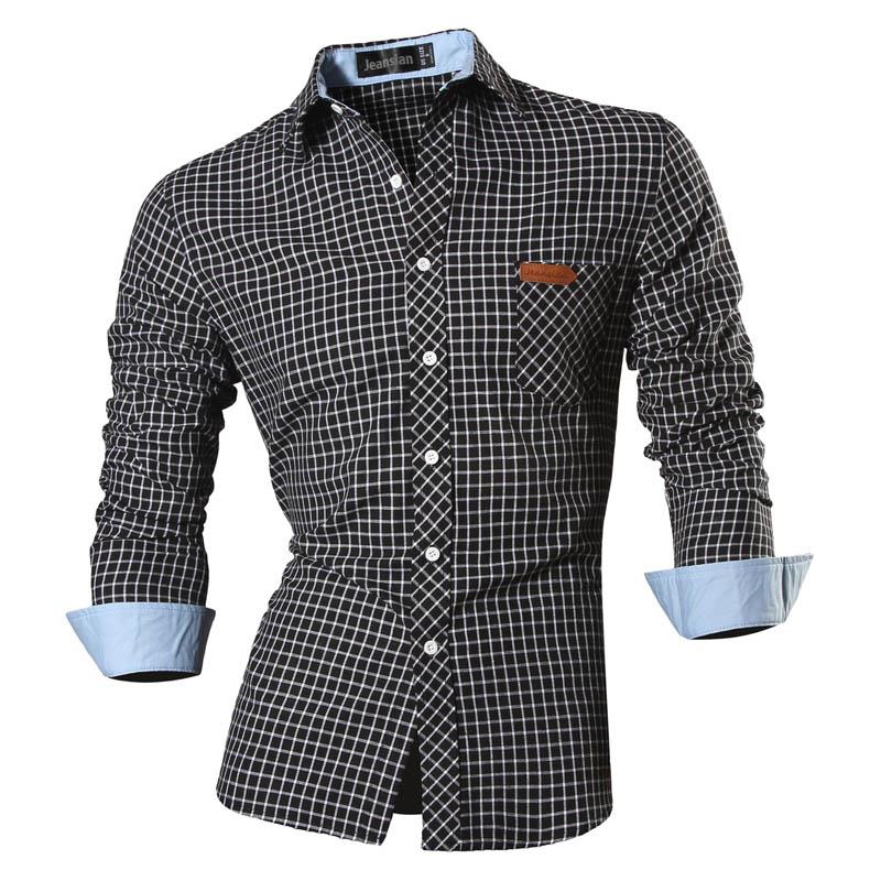 jeansian Spring Autumn Features Shirts Men Casual Jeans Shirt New Arrival Long Sleeve Casual Male Shirts Collection