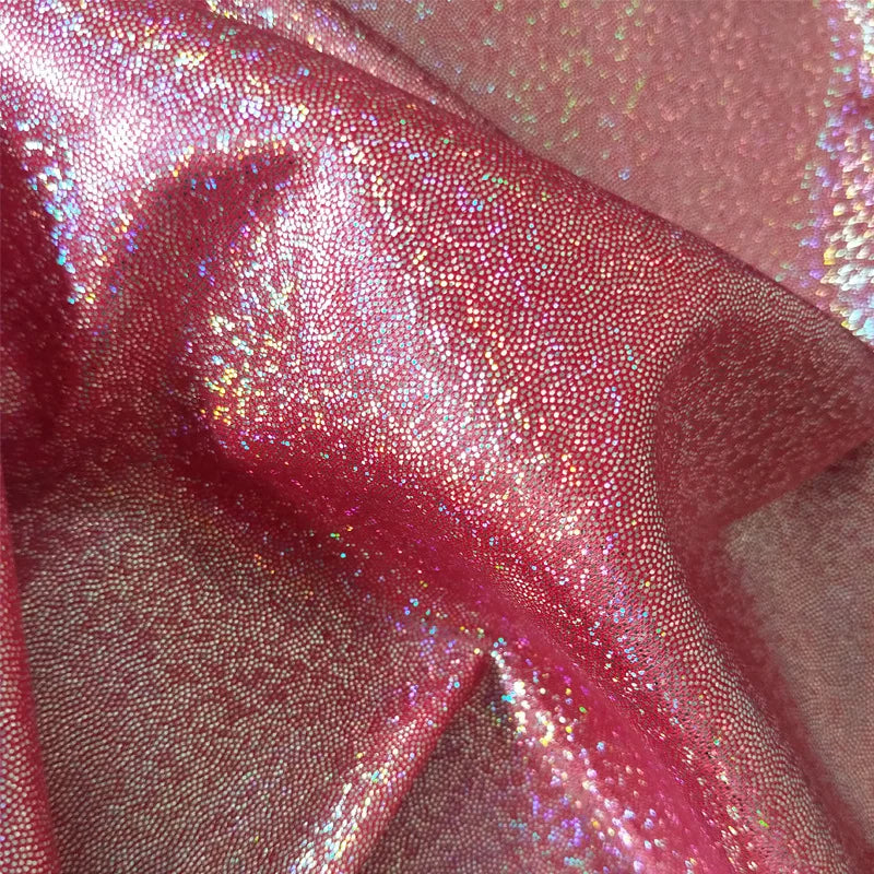 3/5/10M Glitter Iridescent Stretch Spandex Sparkly Fabric For DIY Costumes Gown Evening Dress Christmas Party Wedding Decoration