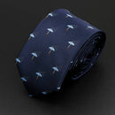 Trendy Design Men's Microfiber Jacquard Necktie Animal Plant Skull Flower Woven Tie Wedding Party Father's Day Birthday Gift