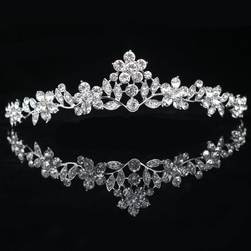 8 Designs Crystal Wedding Bridal Tiara Crown For Women Prom Head Diadem Hair Ornaments Wedding Bride hair Jewelry accessories