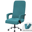 Elastic Office Lift Computer Chair Cover Modern Anti-dirty Boss Gamer Rotating Armchair Seat Case Thickened Armrest Slipcover