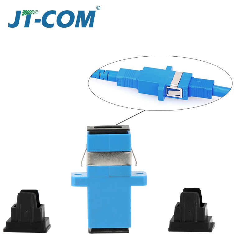 50-400Pcs SC Fiber Optic Connector Adapter SC / UPC SM Flange Singlemode Simplex SC-SC APC Coupler Wholesale to