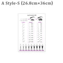 Eyelash decoration painting salon store decoration Eyelash extension technician instruction poster Wall Art Picture Decor