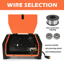 HITBOX Semi-Automatic Welding Machine Mig 4 in 1 Inverter aluminium mig weld SYN-MIG200Pro Digital Control Device 220V