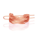 Feather Bun Cuff Original Leaf Hair Stick Set Women Unique Wedding Hair Accessories Retro Hair Pins Bun Cage Femme Bijoux 2020