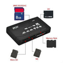 Card Reader USB 2.0 SD Card Reader Adapter TF CF SD Mini SD SDHC MMC MS XD Reading Device Memory Card Adapter