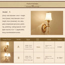 Nordic Wall Lamp with Switch Living Room Bedroom Bedside Modern Simple Led Indoor Wall Lights Glass Shade Decor Miroir Mural