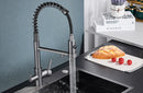 rozin Pull Down Filter Kitchen Faucet Black 3 Way Drinking Pure Water Faucets Brass 360° Flexible Purification Water Mixer Tap
