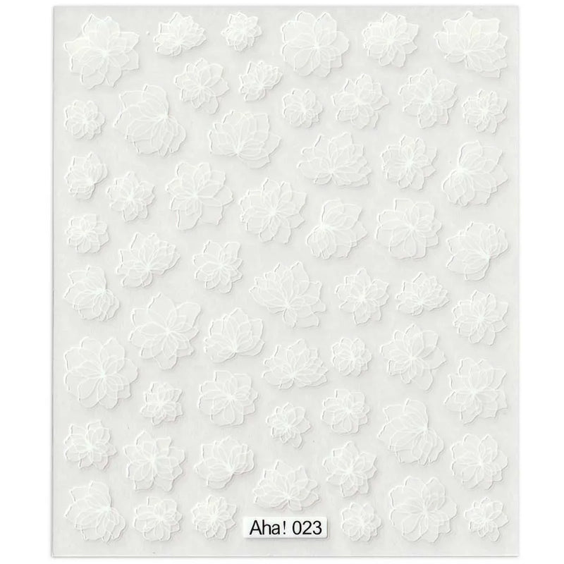 42Model Sticker Nail Decal 3D Adhesive Patch,Smile/Animal/Flower Nail Art Decorations Manicure Sticker Easter Day Design Decal-