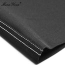 MoaaYina Fashion Designer Set Autumn Women Ruched Long Sleeve Tops+Double breasted bell-bottoms Two-piece set