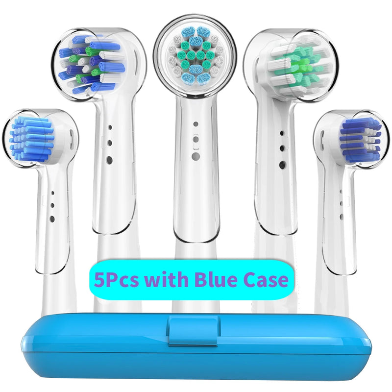 Replacement Toothbrush Heads with Protecting Covers for Oral B Electric Toothbrush to Keep Healthy Brushing and Hygienic Storage