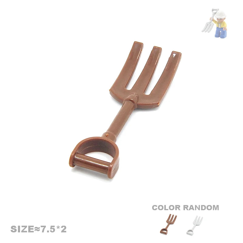 Big Size Action Figures City Princess Policemen Family Building Block Doll Character Accessory Assembly Toys for Children Gift