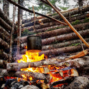 Boundless Voyage Titanium Mug Camping Cup Supplies Outdoor Pot with Lid Lightweight Cookware Travel Tea Coffee Tableware