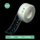 3,2Mx3,8CM Wasserdichtes Waschbecken-Dichtungsband PVC Selbstklebend Schimmelfest Wandaufkleber für Küchenherd Toilettenspalt
