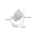Korean Envelope Flower Packaging Box Foldable Flower Gift Box Wedding Party Decoration Stripe Printed Flower Gift Packaging Box