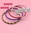 The Charmwright | 925 Sterling Silver Wire Charm Bracelet