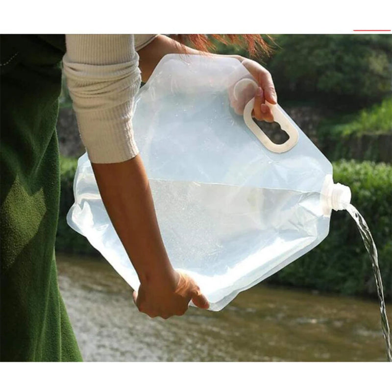 5/10/15L Camping Water Bag Container Portable Foldable Outdoor Hiking Soft Flask Sport Bottle Waterbag Storage Pack