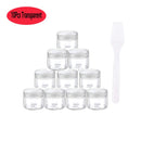 20Pcs 20ml Acrylic Round Clear Jars with Lids for Lip Balms Creams  DIY Make Up Cosmetics Samples lip gloss Containers Set