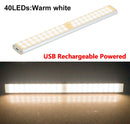 6 10 24 40 60 LEDs Under Cabinet Night Light Motion Sensor Closet Light Kitchen Bedroom Lighting Wall Lamp With Magnetic Strip