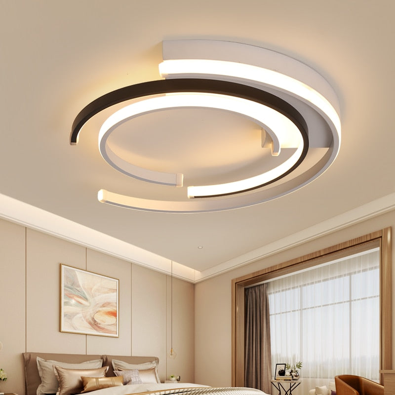 Chandelier Lighting for Living room Bedroom AC85-265V Modern Chandeliers Lustre Round Aluminum Ceiling Chandelier Lights