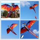 Neuer Kinder-3D-Dinosaurier-Drachen 100M Einleiner mit Schwanz Drachen Outdoor-Spaßspielzeug Familie Outdoor-Sportspielzeug Kindergeschenk