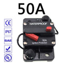 30A 40A 50A 60A 70A 80A 100A 120A 150A 200A 250A 300A AMP Circuit Breaker Fuse Reset 12-48V DC Car Boat Auto Waterproof