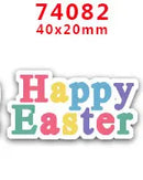 DIY Craft Supplies Sewing Accessories Cartoon Easter Bunny Printed Planar Resins Mold 10 Pieces. PR-73721