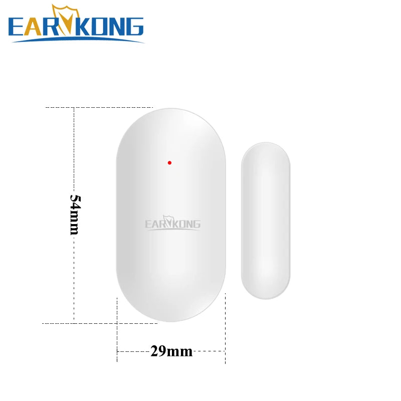 Hot Selling Wireless Magnetic window door detector 433MHz Built-in antenna for GSM Home Burglar Security Alarm System