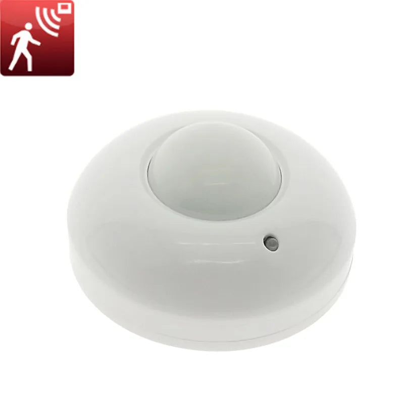 High Sensitivety 360 degree Automatic Ceiling infrared PIR Motion Sensor Switch led light motion sensor 220v AC 6m max