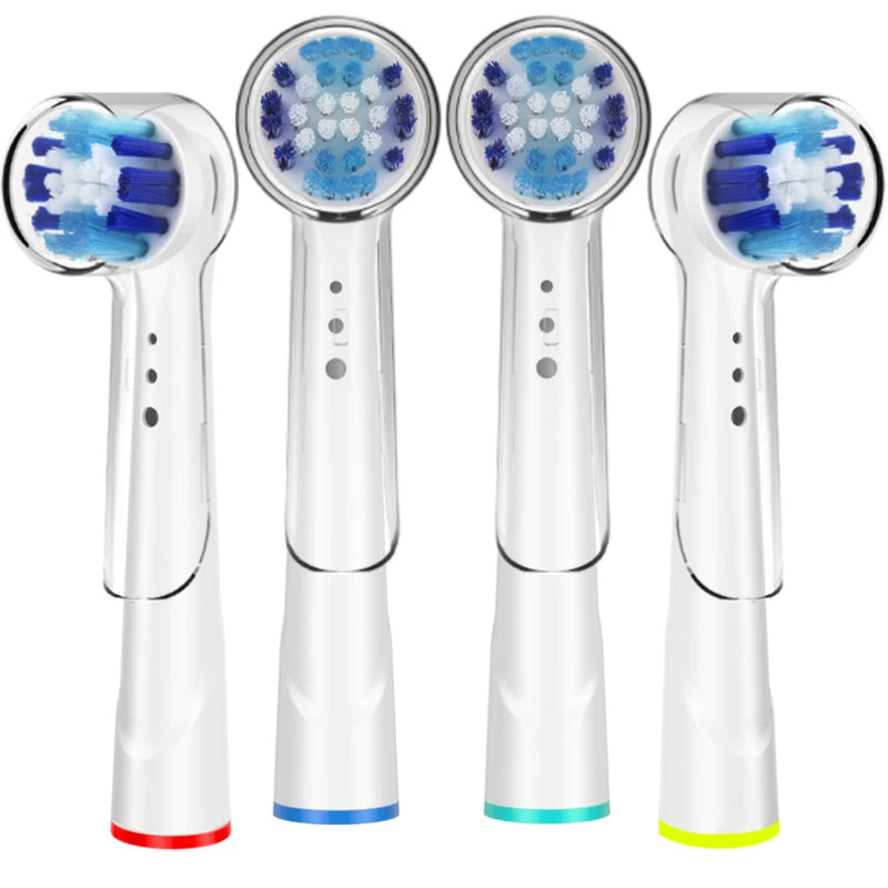 Replacement Toothbrush Heads with Protecting Covers for Oral B Electric Toothbrush to Keep Healthy Brushing and Hygienic Storage