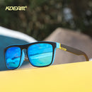 Fashion Guy Sonnenbrille von KDEAM Polarisierte Sonnenbrille Herren Klassisches Design All-Fit Spiegel-Sonnenbrille mit Markenbox CE