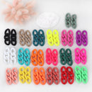 FishSheep Colorful Acrylic Chain Drop Earrings For Women Bohemian Simple Design Link Long Earrings New Fashion Party Jewelry