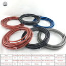 5m/lot AN3 Motorcycle braided Stainless Steel nylon BRAKE LINE HOSE FLUID HYDRAULIC Precise hose Gas Oil Fuel Line Hose